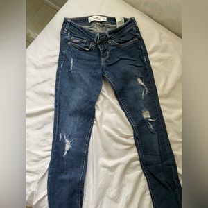 Hollister low rise skinny jeans sz 0s